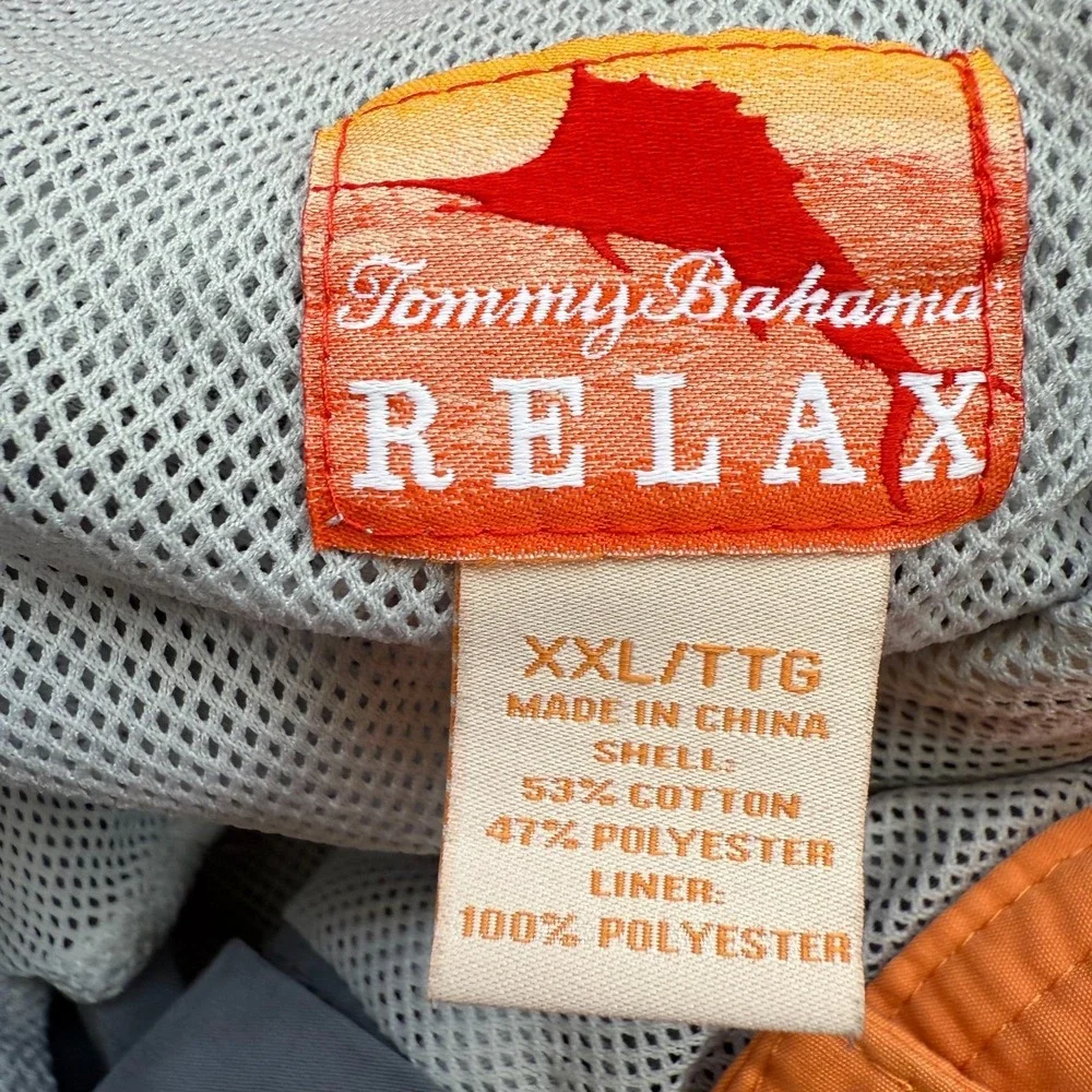 Tommy Bahama Relax Swim Shorts Men's Blue Striped Drawstrings Trunks Beach - 2XL